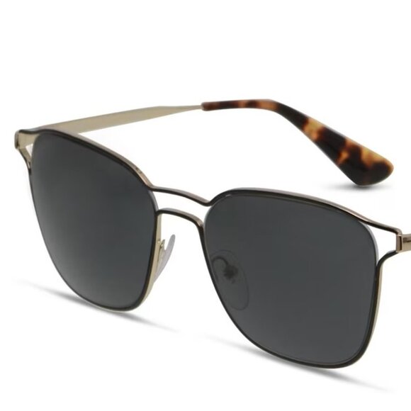 Authentic Prada Sunglasses | Black / Gold main image 9
